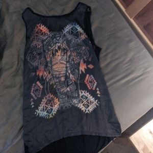 Long elephant tank top